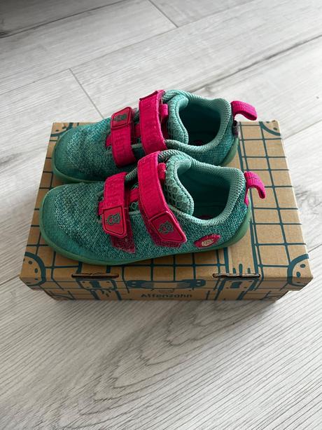 Tyrkysové barefoot tenisky affenzahn 25, affenzahn,25