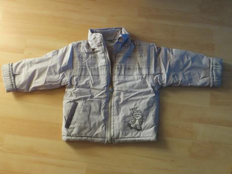 Svetlomodrá zimná bundička - veľ. 86/92, 86