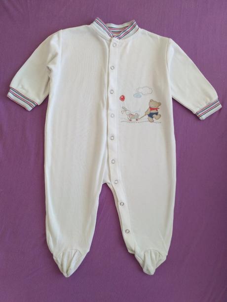 Overal, pyžamko s mackom vo veľmi dobrom stave, tcm,68