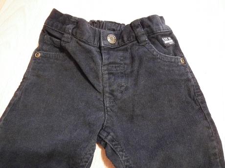 Menčestrové nohavice, f&f,80