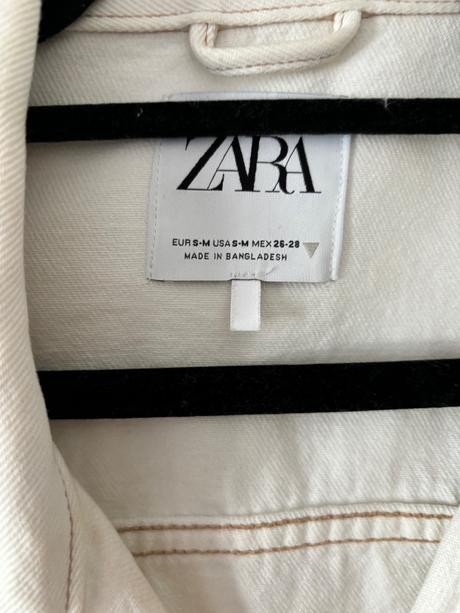 Riflová bunda, zara,s