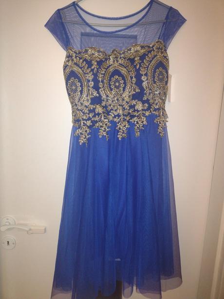 Kráľovská modrá šaty, m