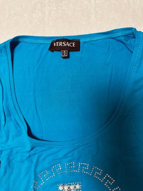 Tyrkysové tielko s aplikáciou, m