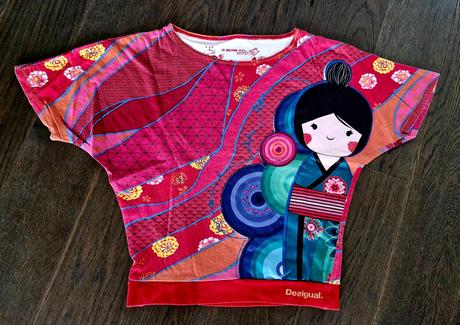 Nadherne volne stylove tricko zn.desigual v152/158, desigual,152