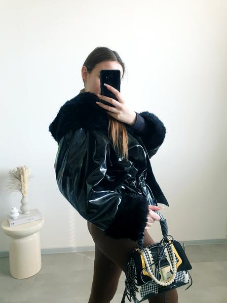 Extravagantná bunda s/m, s