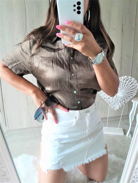 Blúzka s hadím vzorom-l, l