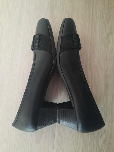 Kožené lodičky (vd 24,5 cm), deichmann,37