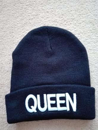Čierna čiapka queen, 