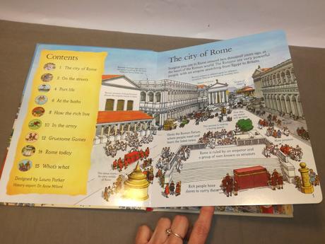 Usborne flap book see inside ancient rome nsu22, 
