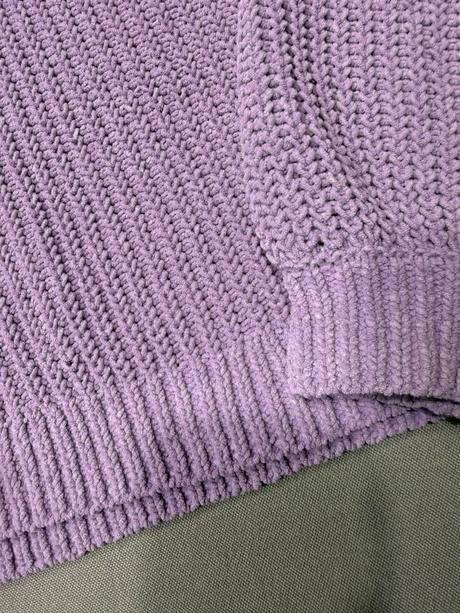 Fialový pulover, h&m,134