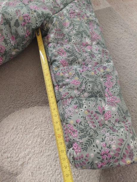 Zimná bunda kvetinkova-zelena veľ.110, pepco,110