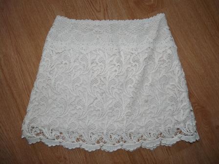 Krajková sukňa, s