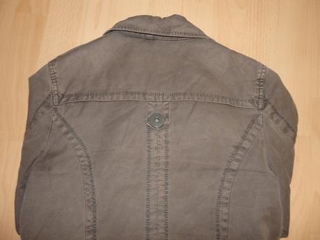 Olivova zelena prechodna bunda, xs