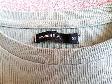 Crop top so šnúrkami na bokoch, house,xs