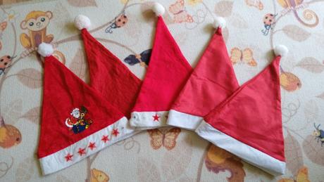 Mikulášske čiapky 5 ks,