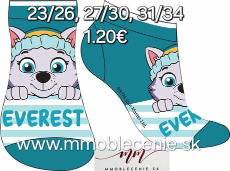 Ponožky paw patrol, disney,23 - 34