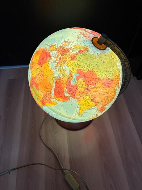 Luxusný reliéfny glóbus,