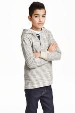 Mikino natelnik s kapucňou  8/10r., h&m,140