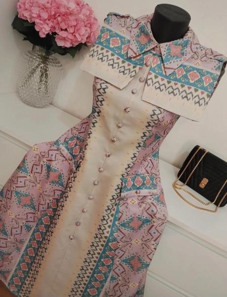 Luxusné dizajnové áčkové šaty amelia couture, m