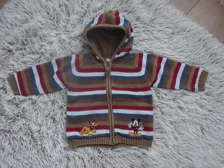 Svetrík zn. h&m disney - veľ. 80/86, h&m,86