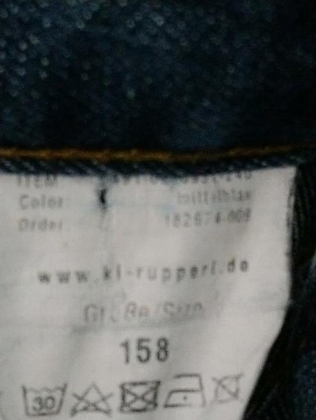 Detské modré rifle, gatonegro, 158