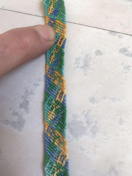 Tkané etno náramky - sada 15 ks, 