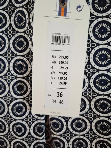 Vzorované nohavice lindex, lindex,s