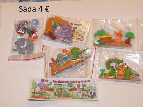 Kinder sada plastové puzzle, 