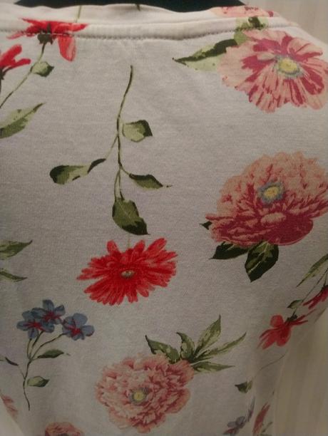 Biele tričko s farebným motívom, h&m, 158-164 cm, h&m,164