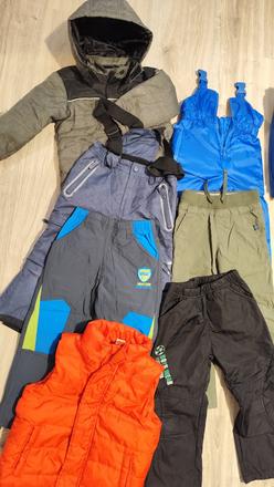 Zimné nohavice,bunda, 98