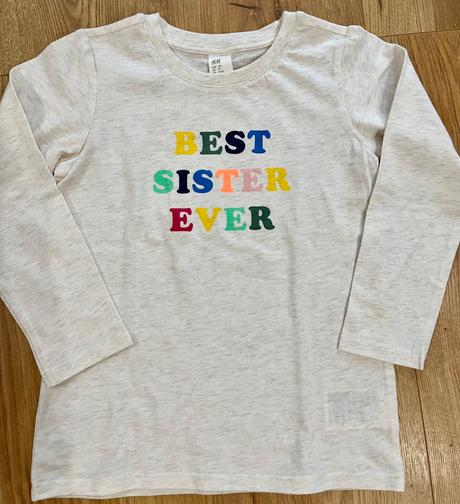 Tricko best sister - h&m 104, h&m,104