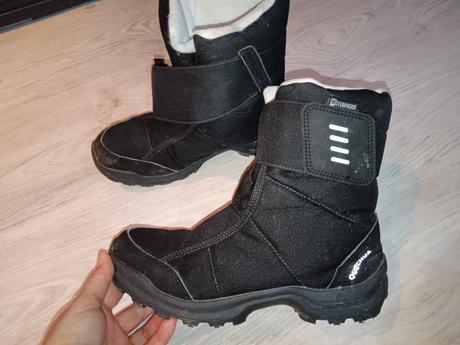 Pánske nepremokavé čižmy sh100 čierne veľ. 38, decathlon,38
