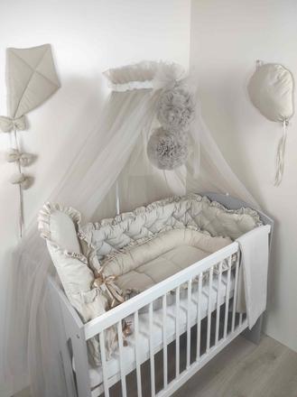 Nový pom pom baldachýn + zavinovačka + hniezdo via, šírka (cm): 60,dĺžka (cm): 120