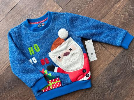 Vianočná mikina, h&m,110