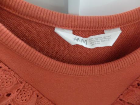 Mikinové šaty hm 122/128, h&m,122