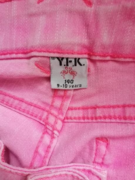 Krátke riflové nohavice, 140