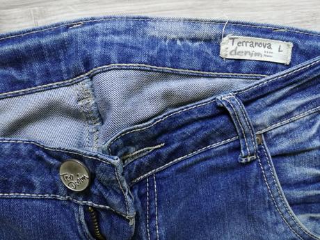 Džínsy s gumičkou, terranova,l