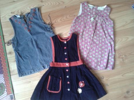 110-116 šatočky spolu 2ks - len 6 eur, 116