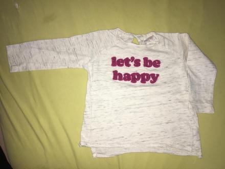 Tricko dlhy rukav, zara,80