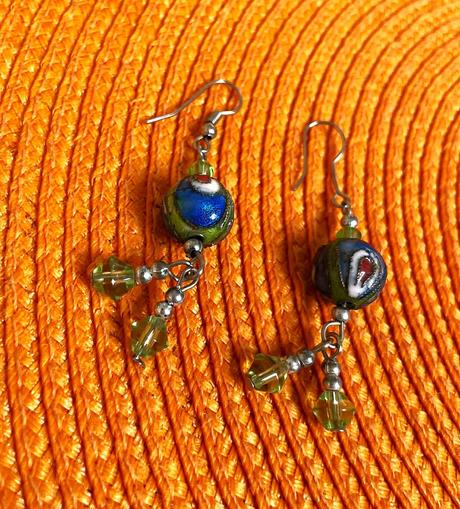 Rustikálne náušnice,