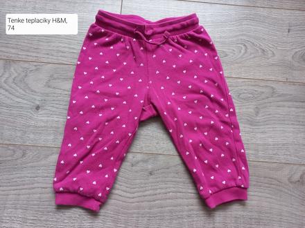 Tenke teplaciky h&m, 74, h&m,74