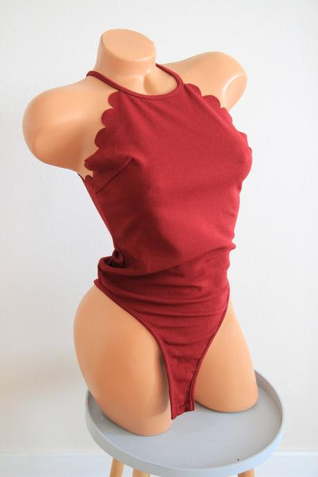 Bordový body top, s, s