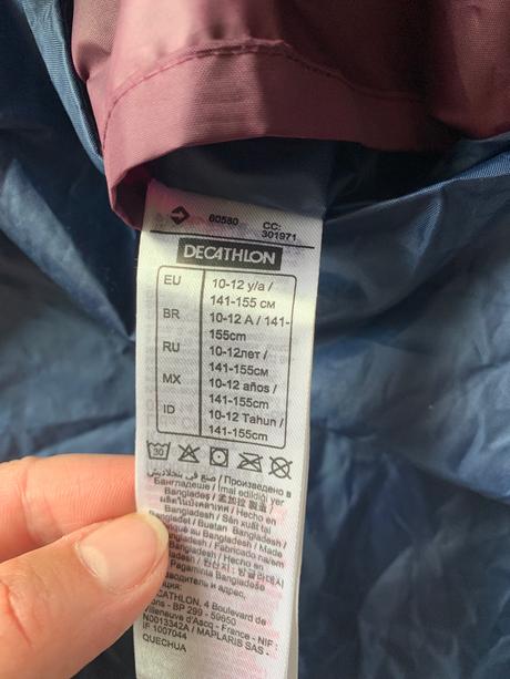 Pršiplášť, decathlon,140
