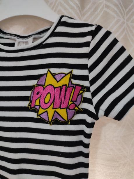 Čierno biele šaty / tunika, 122