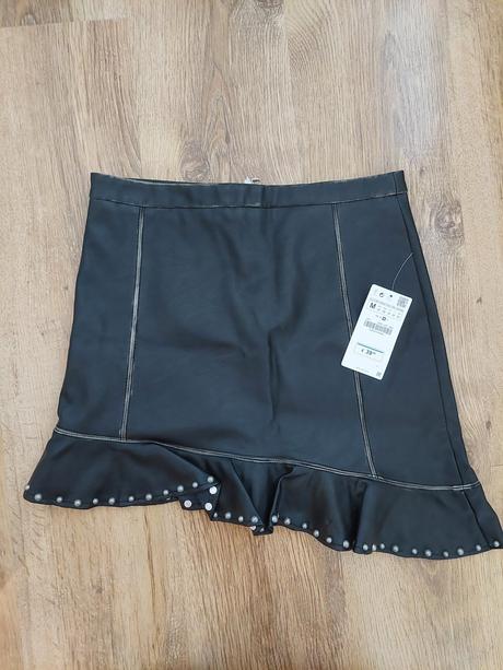 Koženková sukňa zara, zara,m