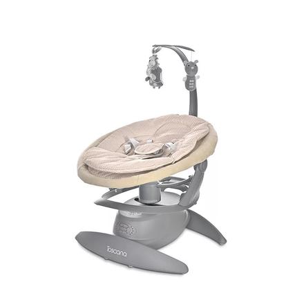 Elektrická hojdačka do 9 kg - beige dots, 