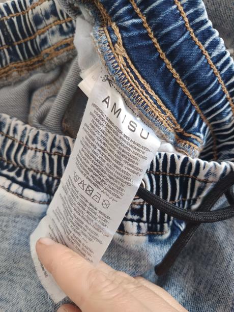 Pohodlné riflové nohavice na gumu, new yorker,s