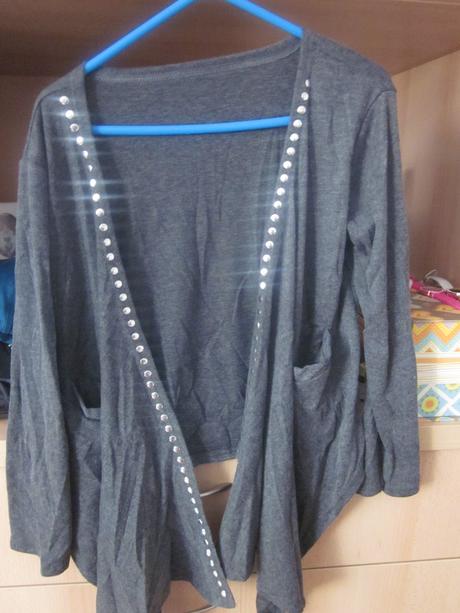 Asymetricky kardigan, s