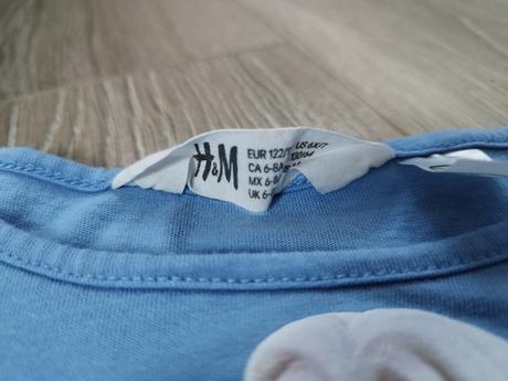 Bavlnené šaty na leginky, h&m,122