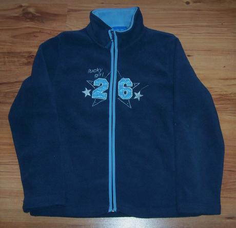 Flaušová bunda.modrá, 140